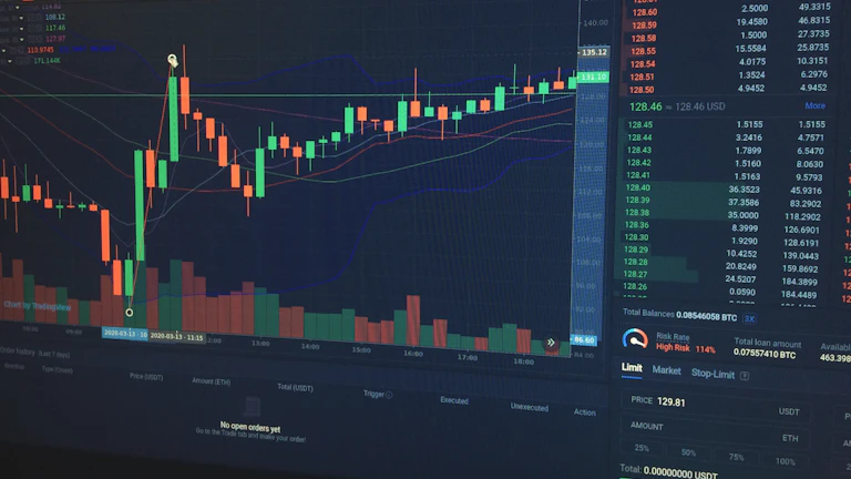 공포에 질린 투자자들의 모습