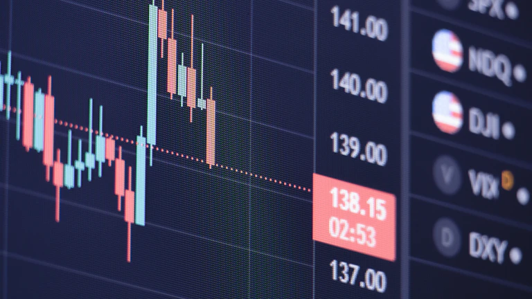 주식 시장 변동성을 나타내는 차트