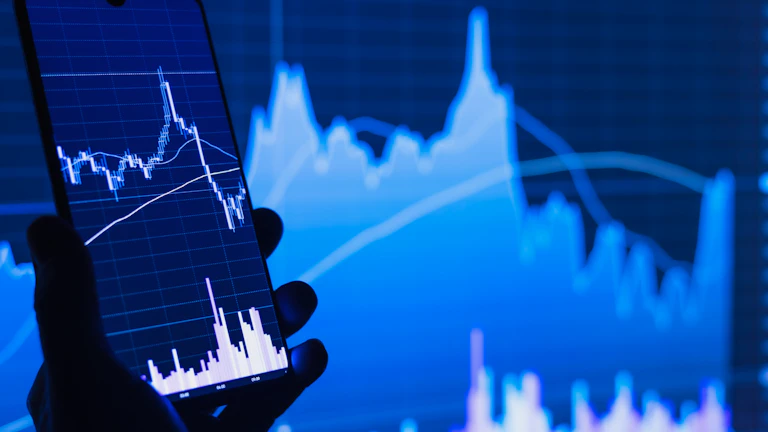 chart-slippage - 급격한 가격 변동이 일어나는 트레이딩 차트