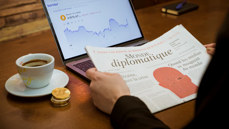 복잡한 금융 차트