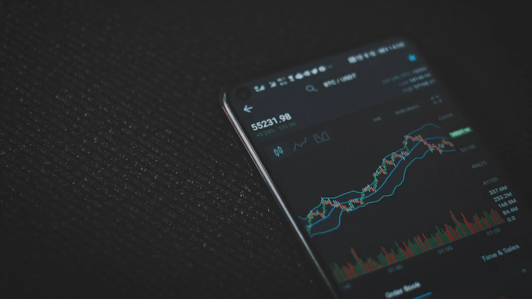 급격한 하락을 보여주는 수익률 차트