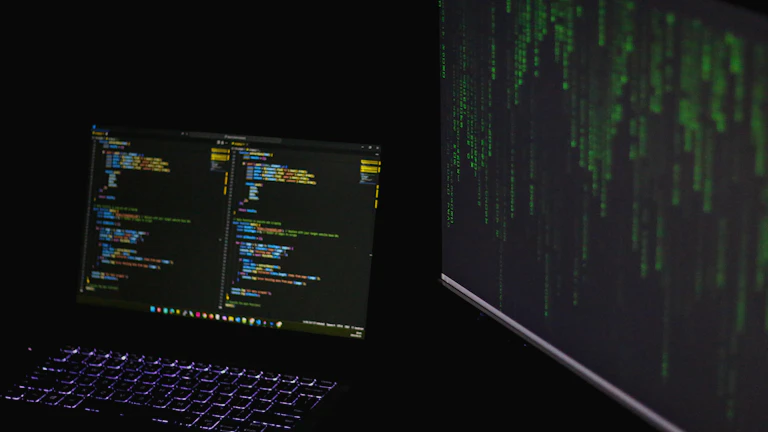 사이버 공격을 막는 방패와 자물쇠