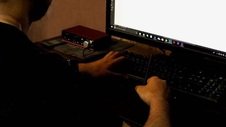 AI 트레이딩 소프트웨어를 사용하는 사람