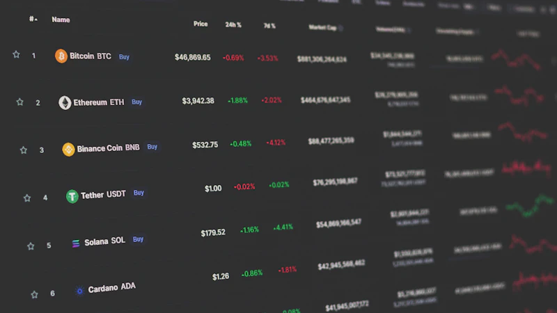 트레이딩 플랫폼 인터페이스
