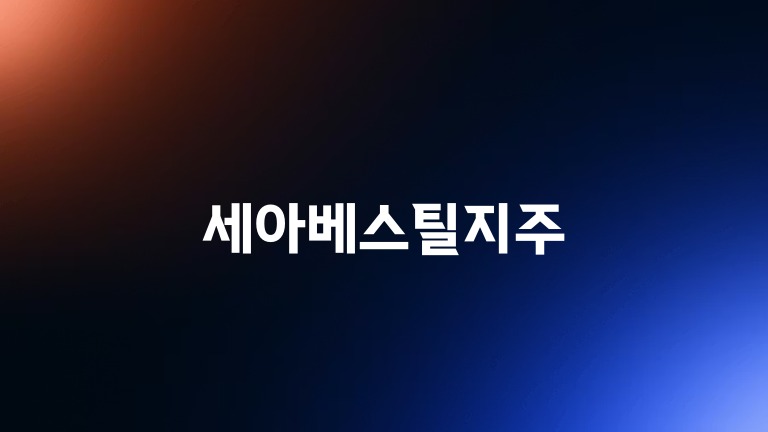 세아베스틸지주