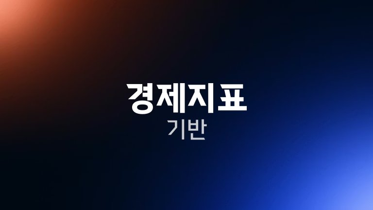 경제지표 기반