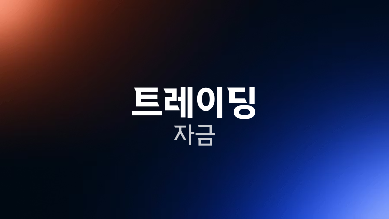 트레이딩 자금