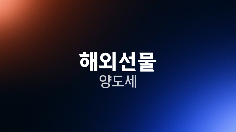 해외선물 양도세