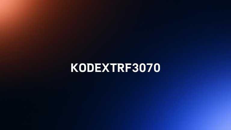 KODEXTRF3070
