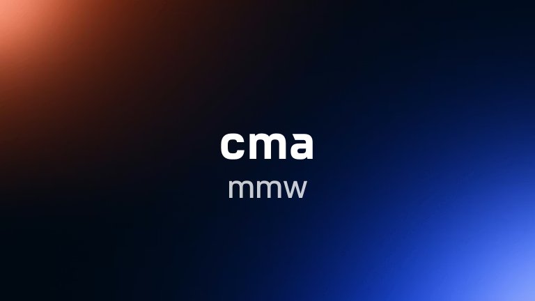 cma mmw